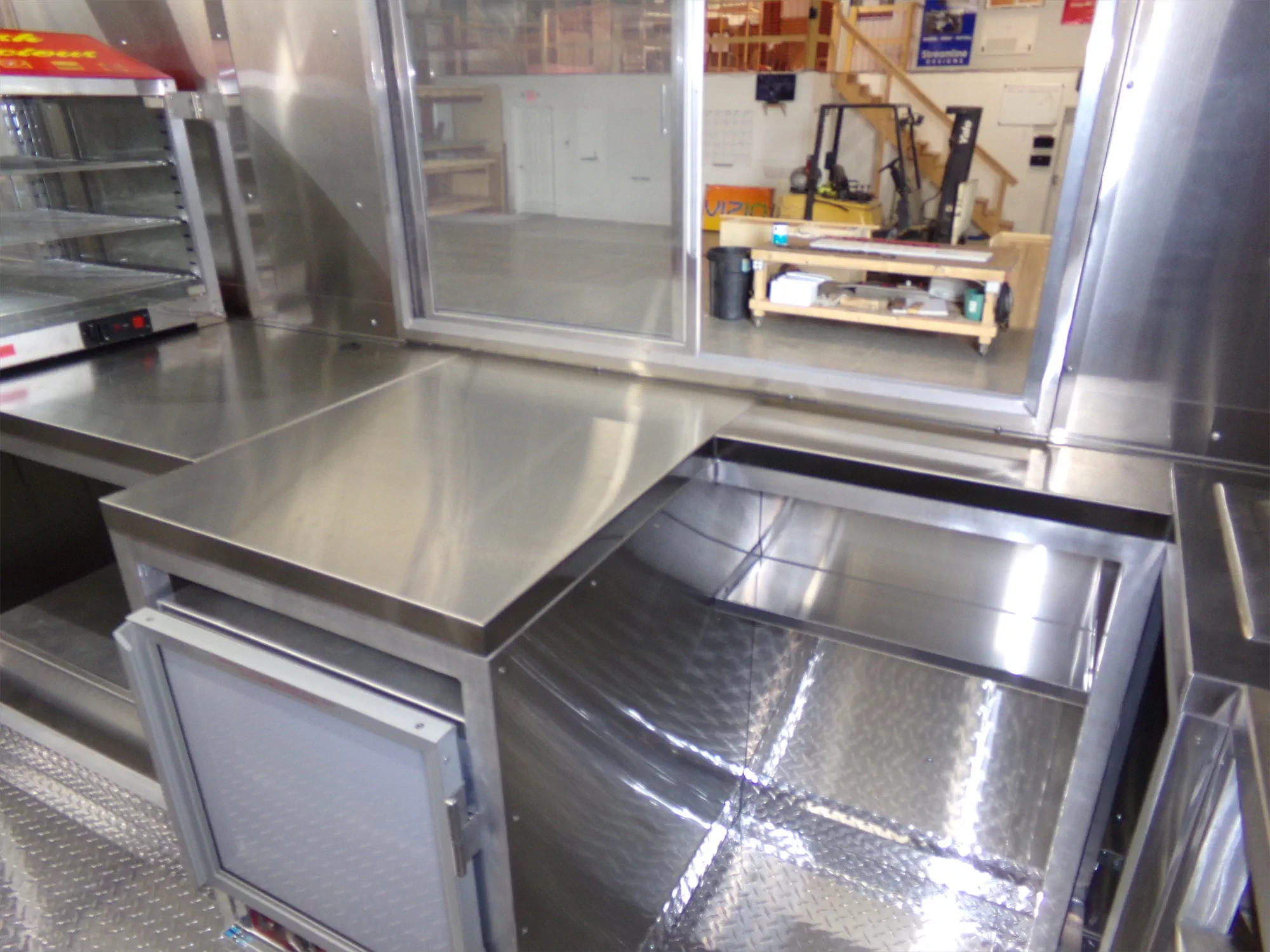 Buffalo Farm to School to you truck, inside, POS